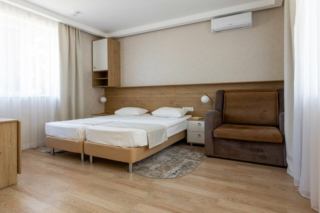 Улучшенный номер с кроватью размера «king-size» или 2 отдельными кроватями